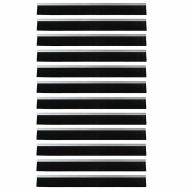 Самозалепващи се четки за уплътняване на врати 12 pcs Сребрист