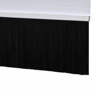 Самозалепващи се четки за уплътняване на врати 6 pcs Бяло