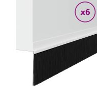 Самозалепващи се четки за уплътняване на врати 6 pcs Бяло