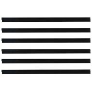 Самозалепващи се четки за уплътняване на врати 6 pcs Черно