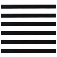 Самозалепващи се четки за уплътняване на врати 6 pcs Черно