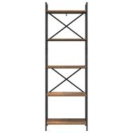 Рафт за книги Старо дърво 56 x 34 x 171 см Инженерно дърво