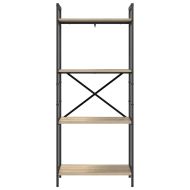 Рафт за книги Сонома дъб 56 x 34 x 133,5 см Инженерно дърво