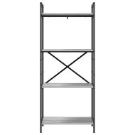 Рафт за книги Сив Сонома 56 x 34 x 133,5 см Инженерно дърво