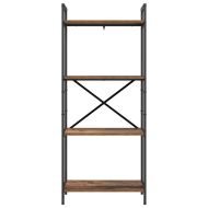 Рафт за книги Старо дърво 56 x 34 x 133,5 см Инженерно дърво