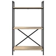 Рафт за книги Сонома дъб 56 x 34 x 96 см Инженерно дърво