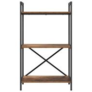 Рафт за книги Старо дърво 56 x 34 x 96 см Инженерно дърво