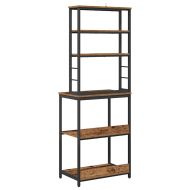 Кухненски рафт Старо дърво 60 x 40 x 168 см Инженерно дърво