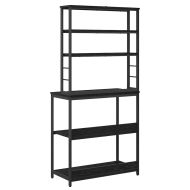 Кухненски рафт Черния дъб 80 x 40 x 168 см Инженерно дърво