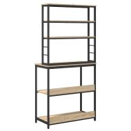 Кухненски рафт Сонома дъб 80 x 40 x 168 см Инженерно дърво