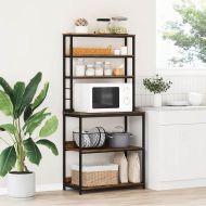 Кухненски рафт Димян дъб 80 x 40 x 168 см Инженерно дърво