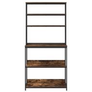 Кухненски рафт Димян дъб 80 x 40 x 168 см Инженерно дърво