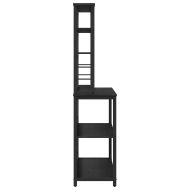 Кухненски рафт Черния дъб 100 x 40 x 168 см Инженерно дърво