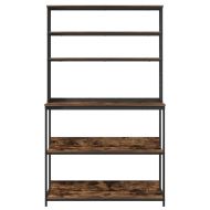 Кухненски рафт Димян дъб 100 x 40 x 168 см Инженерно дърво