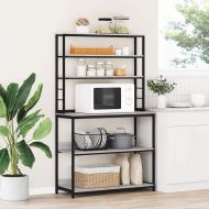 Кухненски рафт Сив Сонома 100 x 40 x 168 см Инженерно дърво