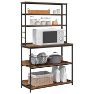 Кухненски рафт Старо дърво 100 x 40 x 168 см Инженерно дърво