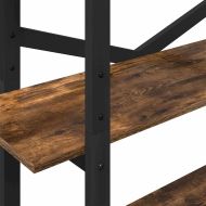 Рафт за книги Димян дъб 100 x 33,5 x 178 см Инженерно дърво