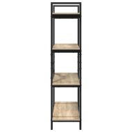 Рафт за книги Сонома дъб 100 x 33,5 x 140 см Инженерно дърво