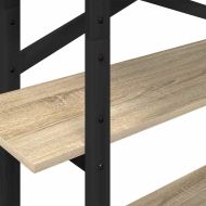 Рафт за книги Сонома дъб 100 x 33,5 x 140 см Инженерно дърво