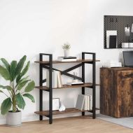 Рафт за книги Димян дъб 100 x 33,5 x 102 см Инженерно дърво