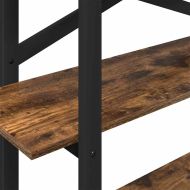 Рафт за книги Димян дъб 100 x 33,5 x 102 см Инженерно дърво