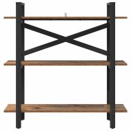 Рафт за книги Старо дърво 100 x 33,5 x 102 см Инженерно дърво