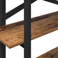 Рафт за книги Старо дърво 100 x 33,5 x 102 см Инженерно дърво