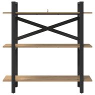 Рафт за книги Дъб 100 x 33,5 x 102 см Инженерно дърво