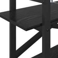 Рафт за книги Черния дъб 100 x 33,5 x 64 см Инженерно дърво