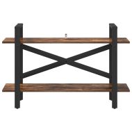 Рафт за книги Димян дъб 100 x 33,5 x 64 см Инженерно дърво