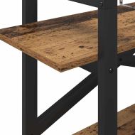 Рафт за книги Старо дърво 100 x 33,5 x 64 см Инженерно дърво