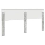 Облегалка за глава Циментено сиво 200 cm Инженерно дърво