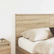 Облегалка за глава с таблото Сонома дъб 140 cm Инженерно дърво