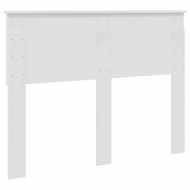 Облегалка за глава с таблото Гланц бяло 135 cm Инженерно дърво