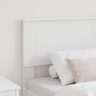 Облегалка за глава с таблото Бяло 100 cm Инженерно дърво