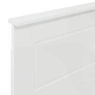 Облегалка за глава с таблото Гланц бяло 100 cm Инженерно дърво