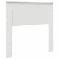 Облегалка за глава с таблото Гланц бяло 90 cm Инженерно дърво