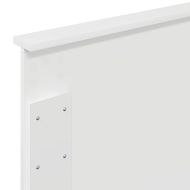 Облегалка за глава с таблото Гланц бяло 75 cm Инженерно дърво