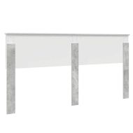 Облегалка за глава Циментено сиво 180 cm Инженерно дърво