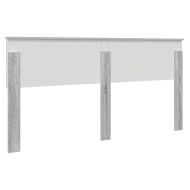 Облегалка за глава с таблото Сив Сонома 180 cm Инженерно дърво