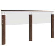 Облегалка за глава с таблото Кафяв дъб 180 cm Инженерно дърво