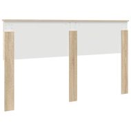 Облегалка за глава с таблото Сонома дъб 160 cm Инженерно дърво