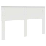 Облегалка за глава с таблото Бяло 150 cm Инженерно дърво