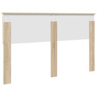 Облегалка за глава с таблото Сонома дъб 150 cm Инженерно дърво