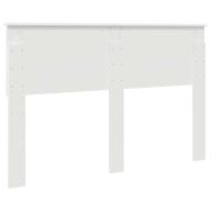 Облегалка за глава с таблото Бяло 140 cm Инженерно дърво