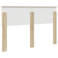 Облегалка за глава с таблото Сонома дъб 140 cm Инженерно дърво