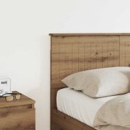 Облегалка за глава с таблото Дъб 120 cm Инженерно дърво