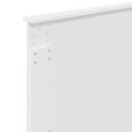 Облегалка за глава с таблото Бяло 100 cm Инженерно дърво