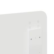 Облегалка за глава с таблото Бяло 150 cm Инженерно дърво