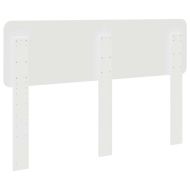 Облегалка за глава с таблото Гланц бяло 150 cm Инженерно дърво